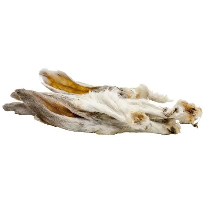 Classic Dog Snack Kaninchenohren mit Fell 100g – ideales Kauvergnügen