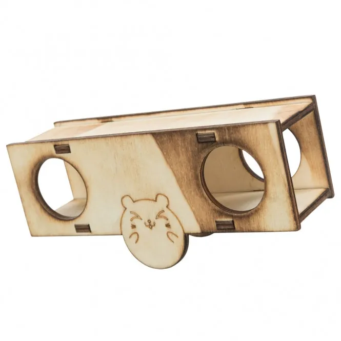 Trixie Wippe für Kleintiere - geflammtes Holz