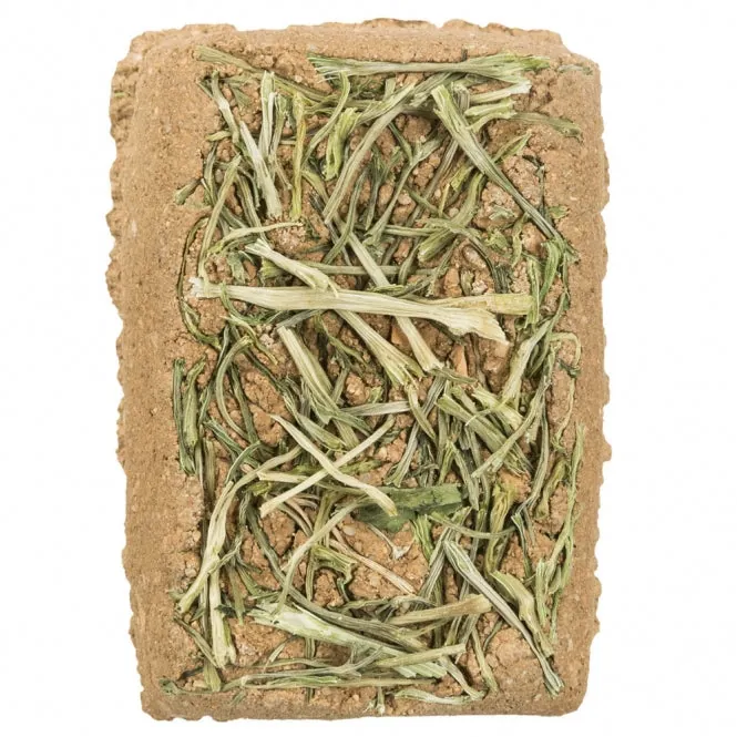 Trixie Lehmstein mit Petersilie - 100g – natürlicher Snack für Kleinnager