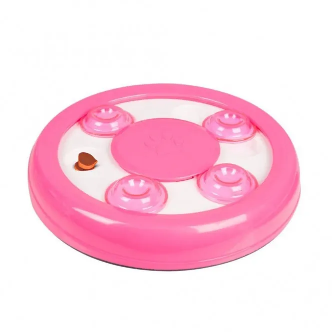 Karlie Flamingo Brain Train Disc – interaktives Spielzeug für Hunde und Katzen