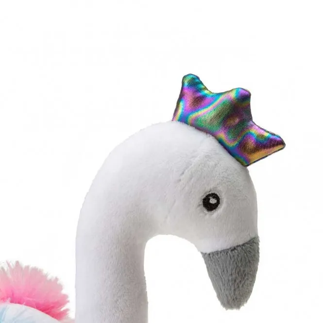 Karlie Plüsch-Flamingo in Regenbogenfarben – für schmusende Hunde
