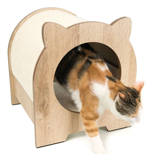 Vesper Katzenhaus Minou mit Kratzfläche – gemütlich und praktisch