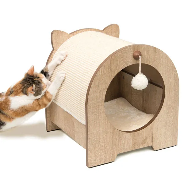 Vesper Katzenhaus Minou mit Kratzfläche – gemütlich und praktisch
