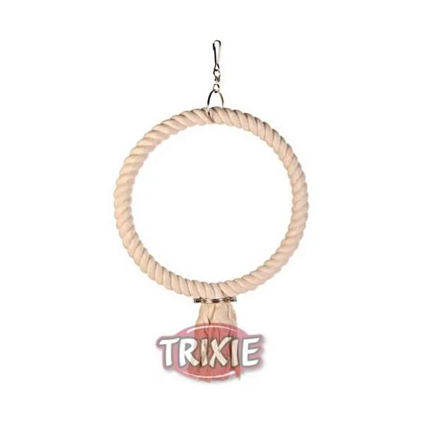 Trixie Baumwollring, 25 cm – Spielzeug für Vögel
