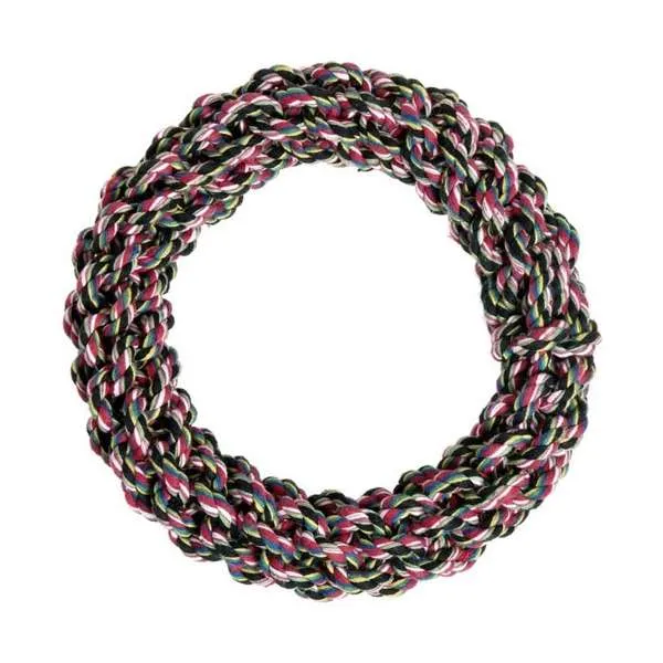 Karlie Baumwollspielzeug Spielring 20cm - Zahnpflege für Katzen