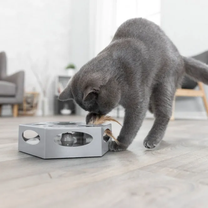 Trixie Turning Feather Katzenspielzeug – interaktives Spielzeug