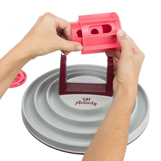 Trixie Cat Activity Roller Bowl – Brettspiel mit Drehelement