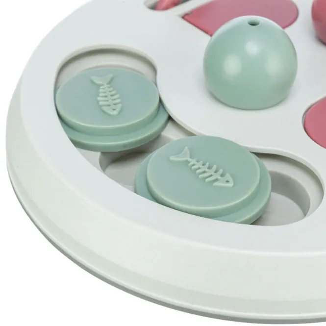 Trixie Cat Activity Flip Board – Brettspiel mit Kegeln