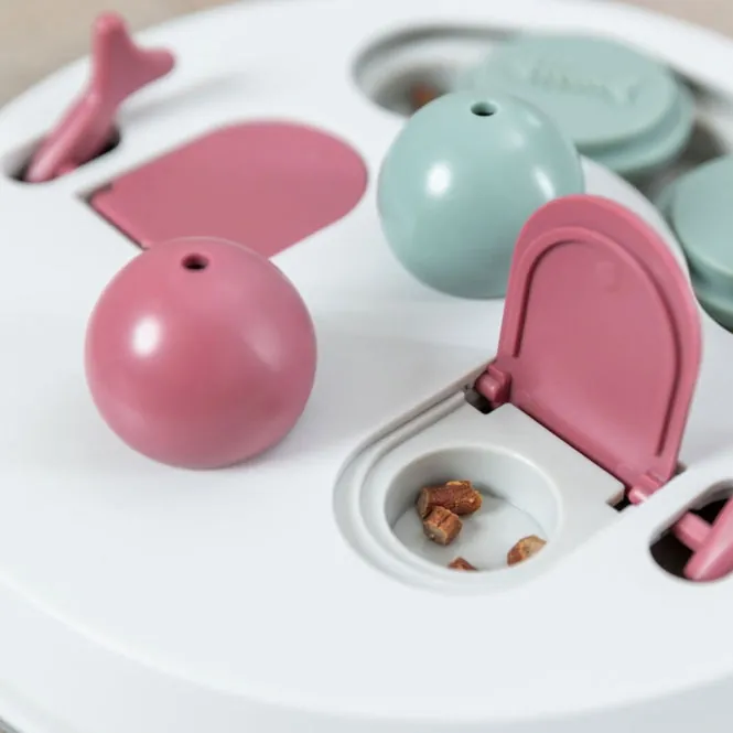 Trixie Cat Activity Flip Board – Brettspiel mit Kegeln