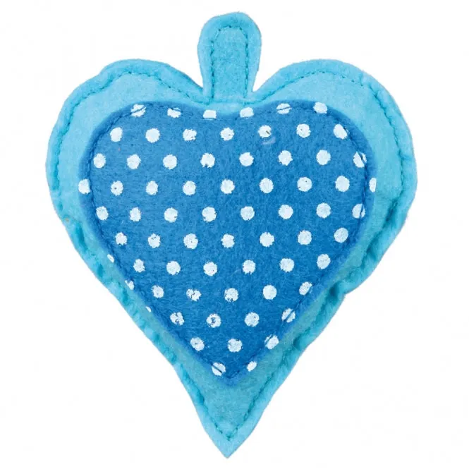 Trixie Katzenspielzeug Baldrian-Herz – 11 cm