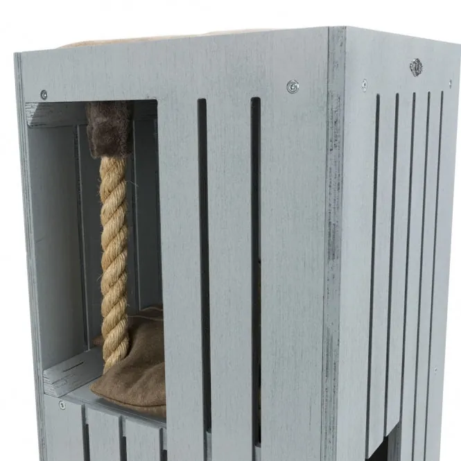 Trixie BE NORDIC Cat Tower Juna – mit Wendekissen