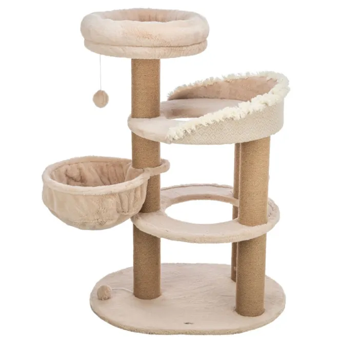 Trixie Kratzbaum Boho Filippo – mit abnehmbarem Kuschelbett