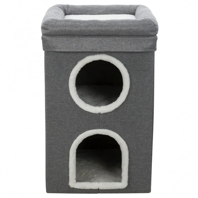 Trixie Kratztonne Cat Tower Saul – platzsparend und bequem