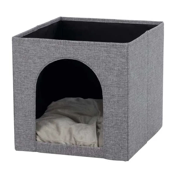 Trixie Kuschelhöhle Ella für Regal – faltbar, grau
