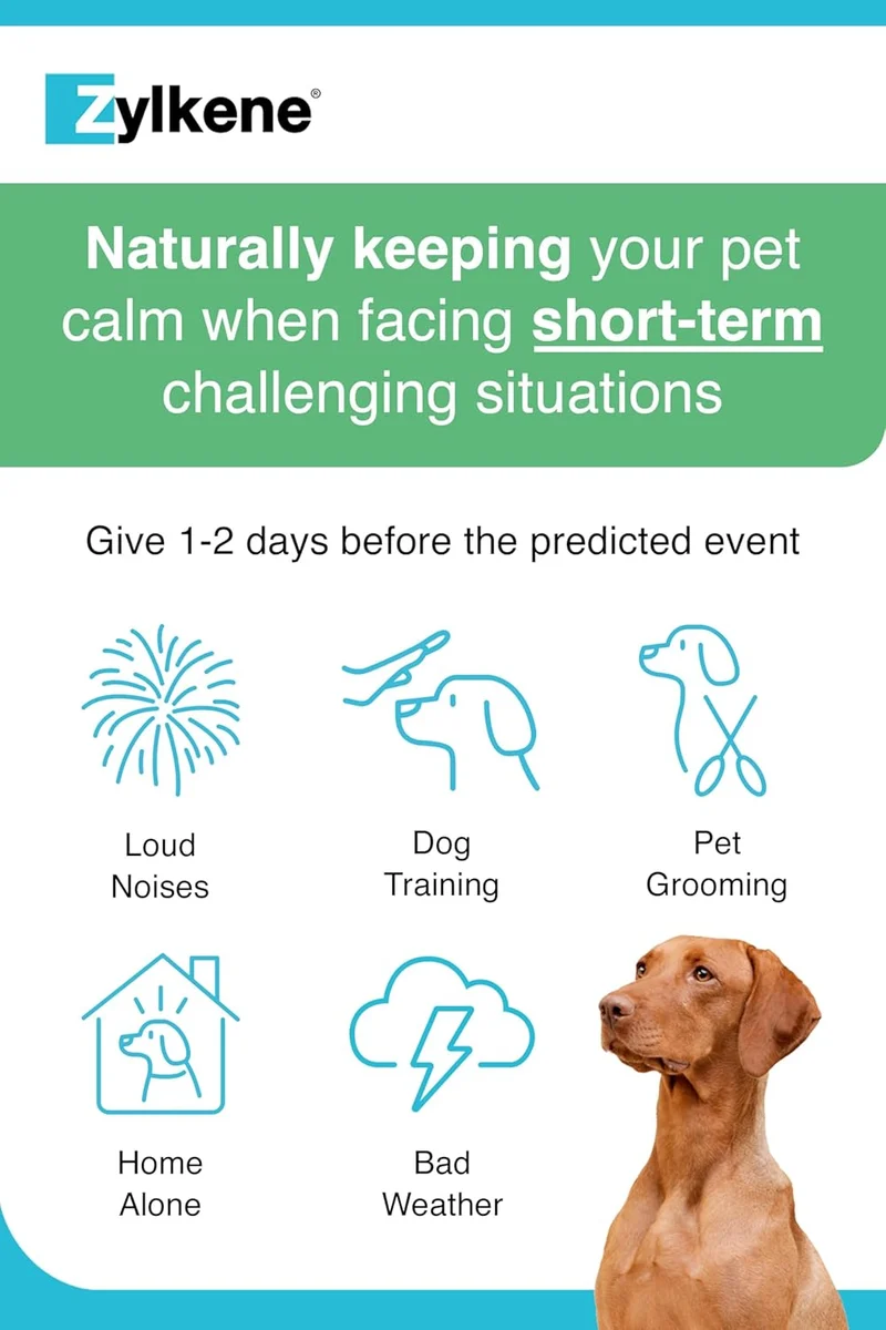 Vetoquinol Zylkene Supplement for Medium Dogs 225mg 20 Capsules