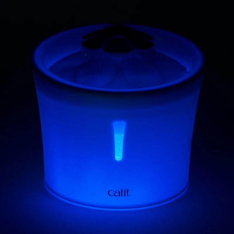 Catit Flower Fountain with LED Nightlight 21 x 21 x 18,5 cm (WxDxH)