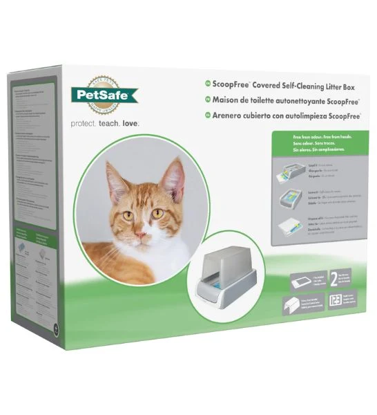 Petsafe ScoopFree 1.5 Automatic Cat Litter Box With Hood