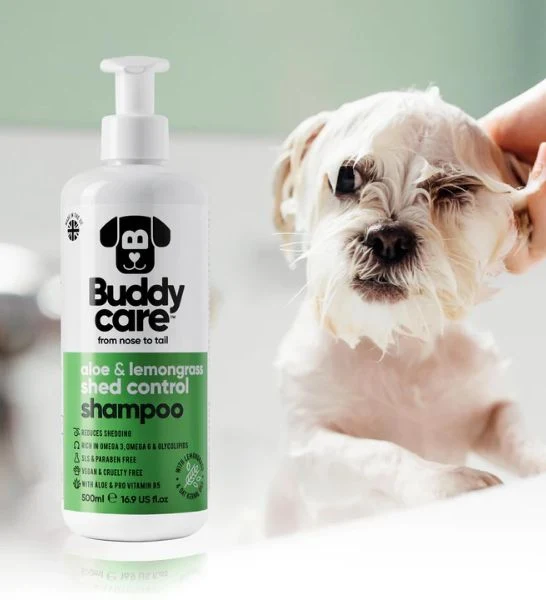 Buddycare Shed Control Aloe & Lemongrass Dog Shampoo
