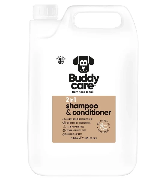 Buddycare 2in1 Dog Shampoo & Conditioner for Dogs