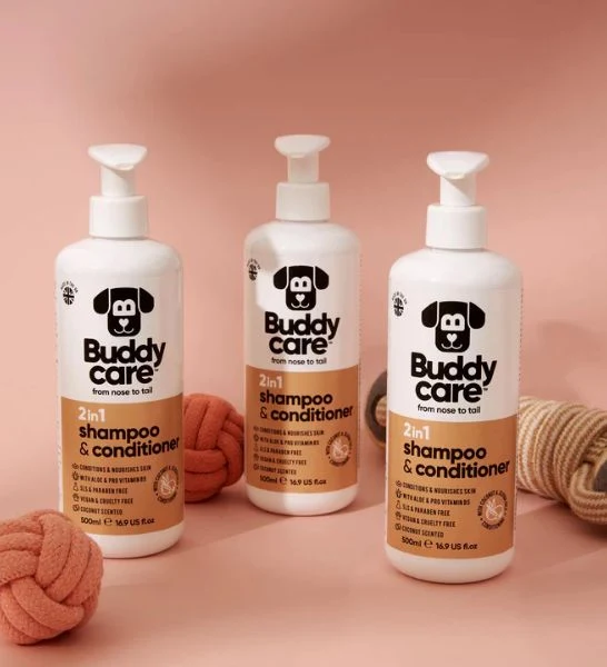 Buddycare 2in1 Dog Shampoo & Conditioner for Dogs