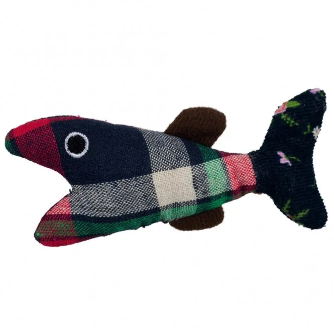 Trixie Katzenspielzeug Maus oder Fisch - mit Catnip, 9-12 cm