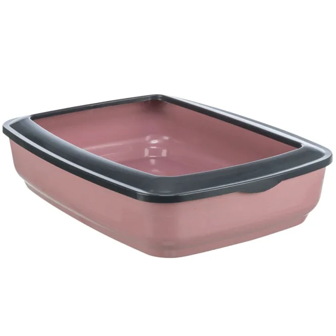 Trixie Katzentoilette Brisko mit Rand - 38 x 50 cm, einfach zu reinigen