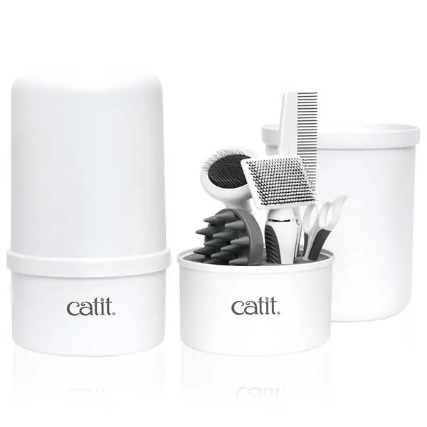 Catit Bürsten-Set für Kurzhaarkatzen - alles für die Fellpflege
