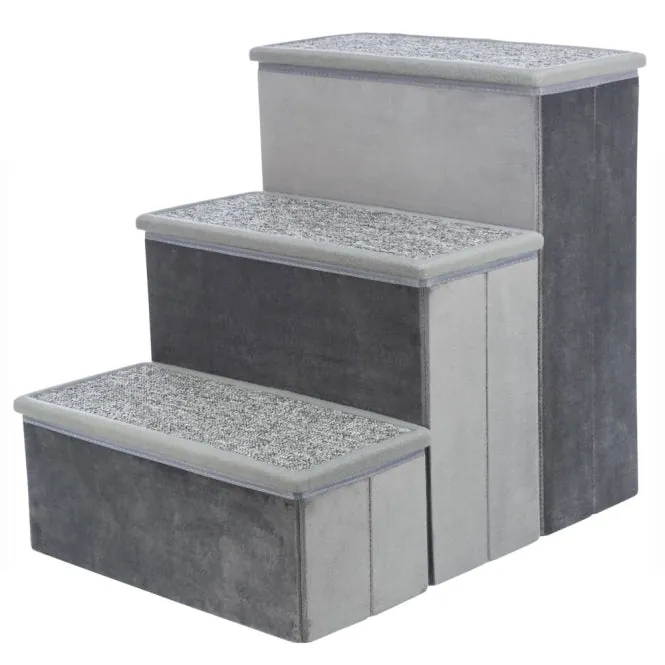 Trixie Treppe mit Samt und Teppich - sicherer Tritt