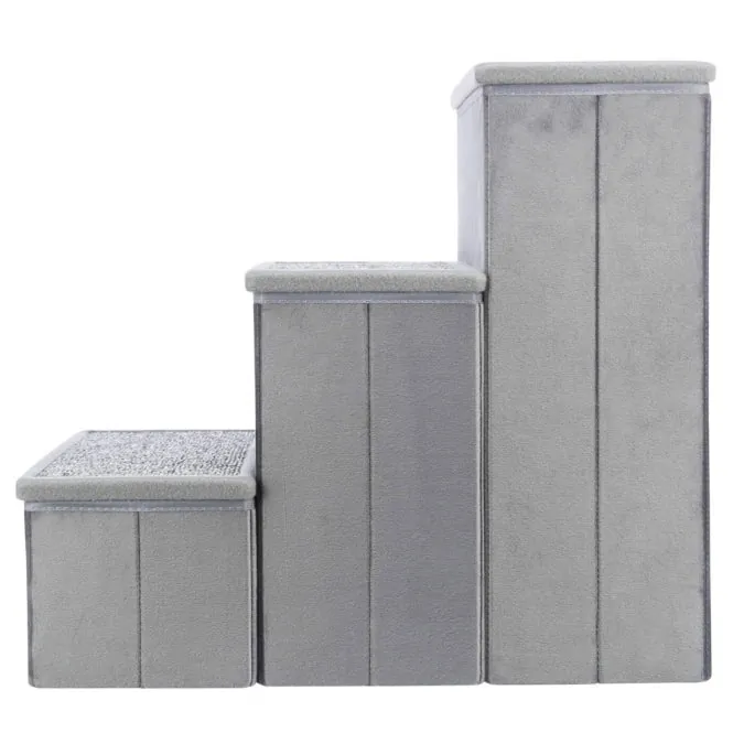 Trixie Treppe mit Samt und Teppich - sicherer Tritt