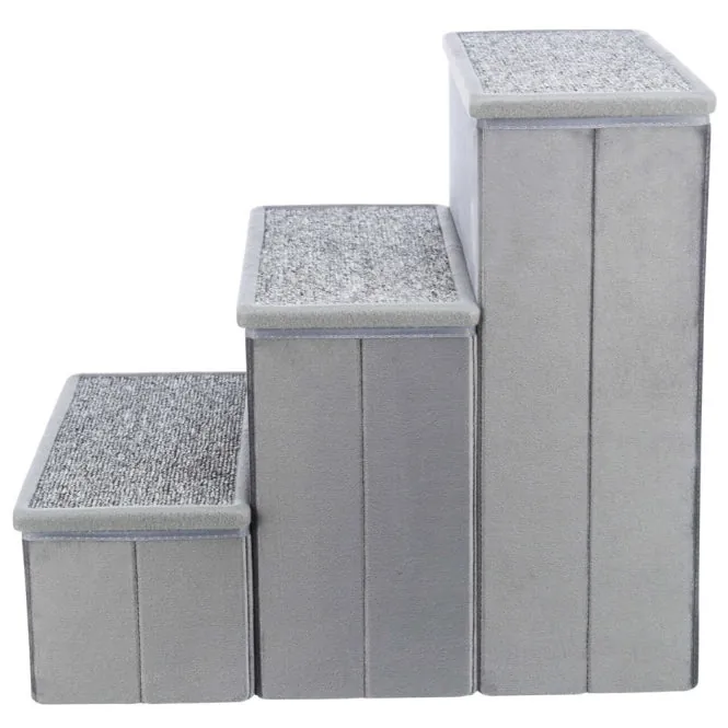 Trixie Treppe mit Samt und Teppich - sicherer Tritt