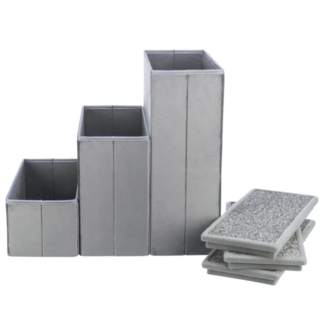 Trixie Treppe mit Samt und Teppich - sicherer Tritt