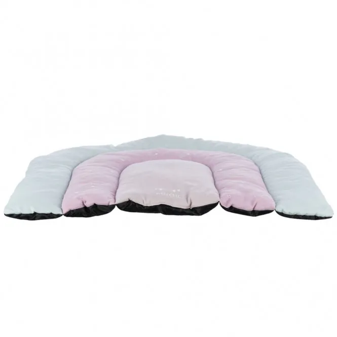 Trixie Junior Liegematte Patchwork - 68 x 62 cm – rutschfester Boden