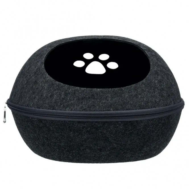 Trixie Kuschelhöhle Liva - 40 x 24 x 47 cm – faltbar und isolierend