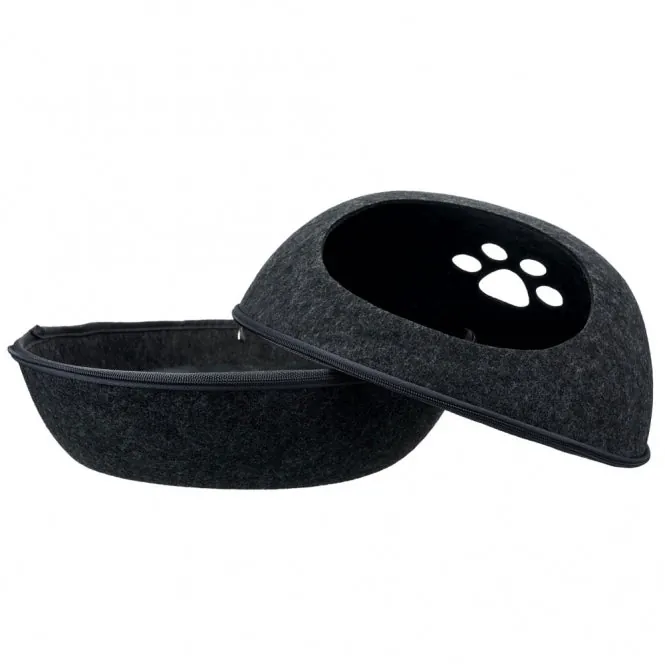 Trixie Kuschelhöhle Liva - 40 x 24 x 47 cm – faltbar und isolierend