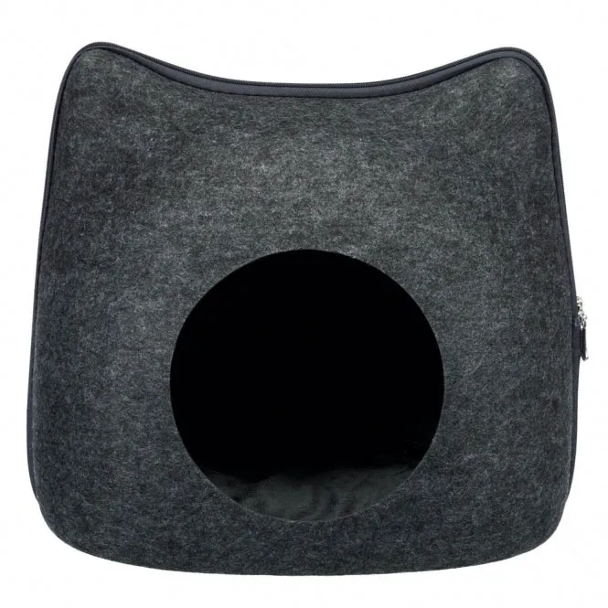 Trixie Kuschelhöhle Cat - 38 x 35 x 37 cm – isolierend und schmutzabweisend