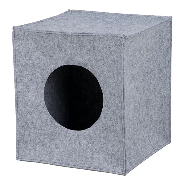Trixie Kuschelhöhle Anton für Regal - 33 x 33 x 37 cm – faltbar und isolierend