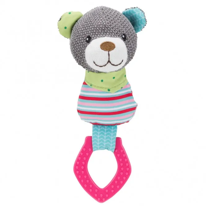 Trixie Junior Bär mit Beißring - 23 cm – waschbar bei 30°C