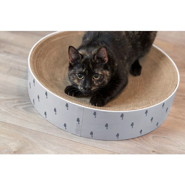 Trixie Lilly Cardboard Scratching Bed With Catnip for Cats 45x10cm
