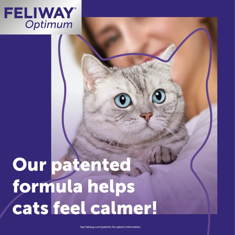 Feliway Optimum Calming Diffuser + Refill for Cats 48ml