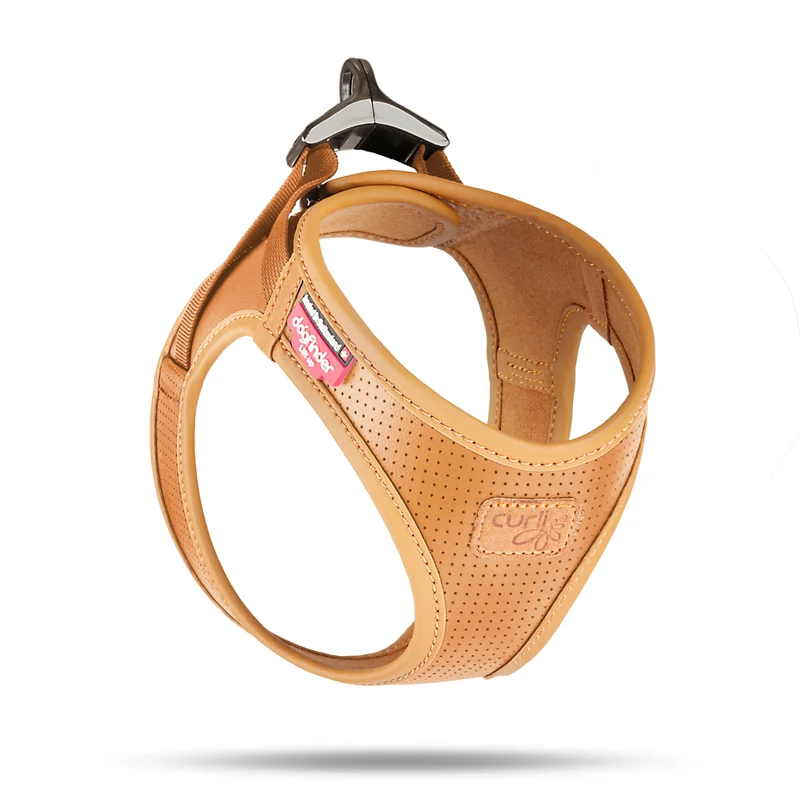 Curli Clasp Vegan Apple Leather Vest Harness For Dogs