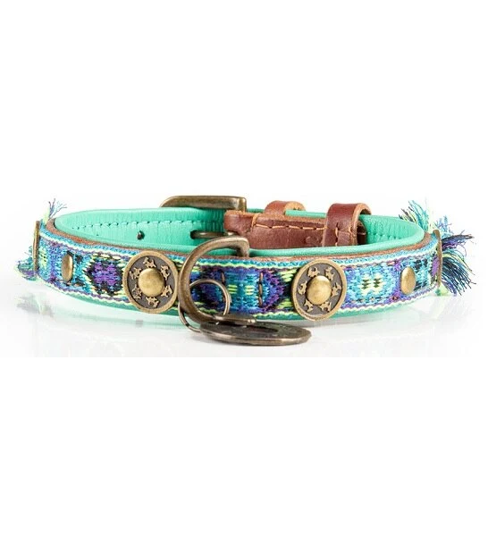 DWAM Boho Juan Leather Dog Collar