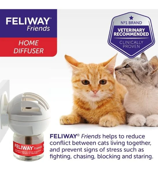 Feliway Friends Calming Diffuser + Refill For Cats 48ml