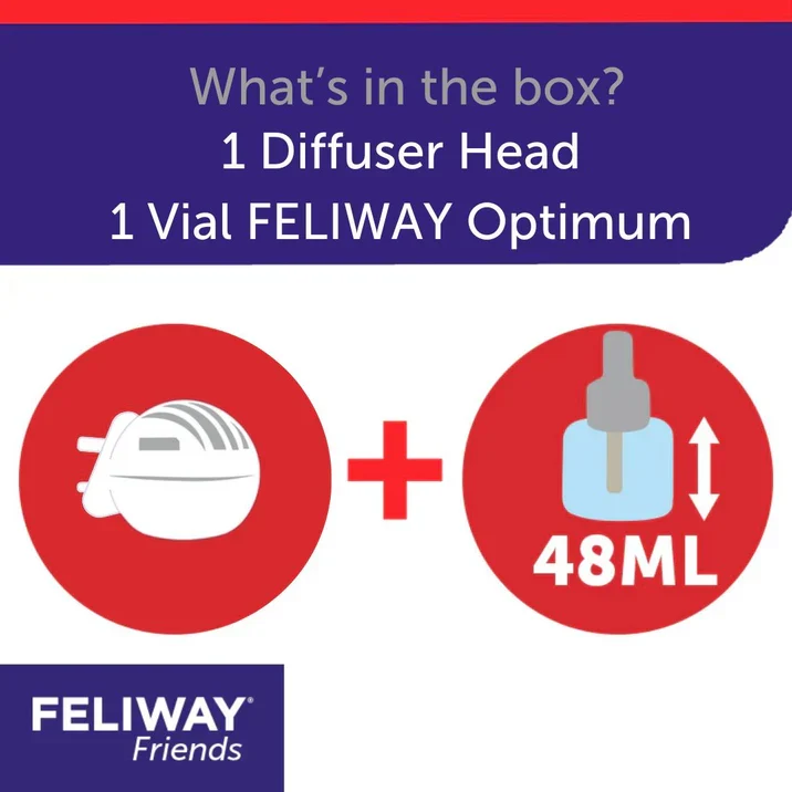 Feliway Friends Calming Diffuser + Refill For Cats 48ml