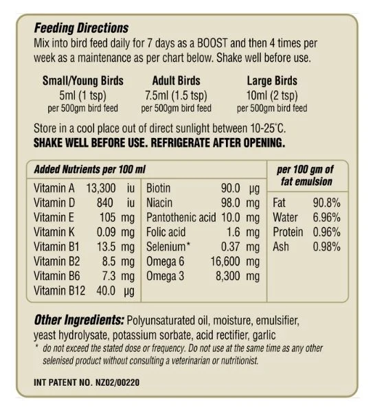 MyBeau Vitamin and Mineral Avian 300ml