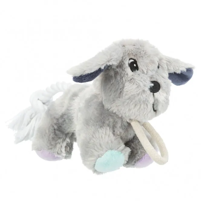 Trixie Junior Plüschhund mit Tau - 24 cm – mit Stimme