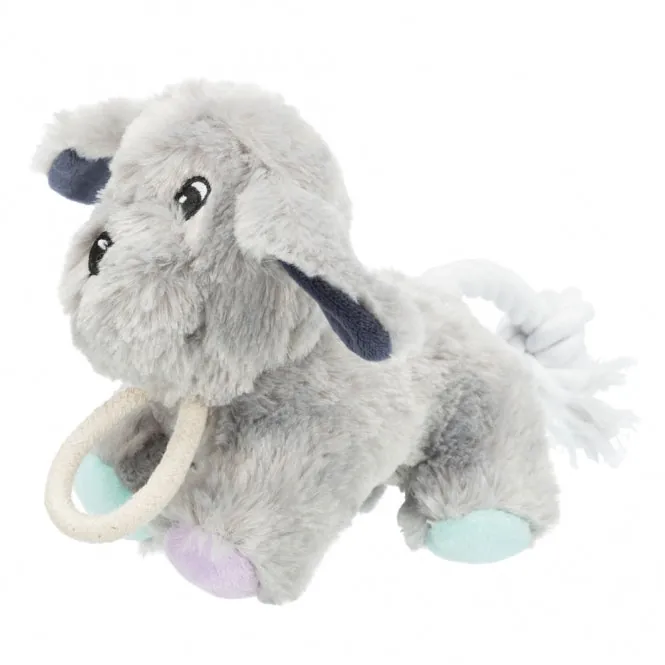Trixie Junior Plüschhund mit Tau - 24 cm – mit Stimme