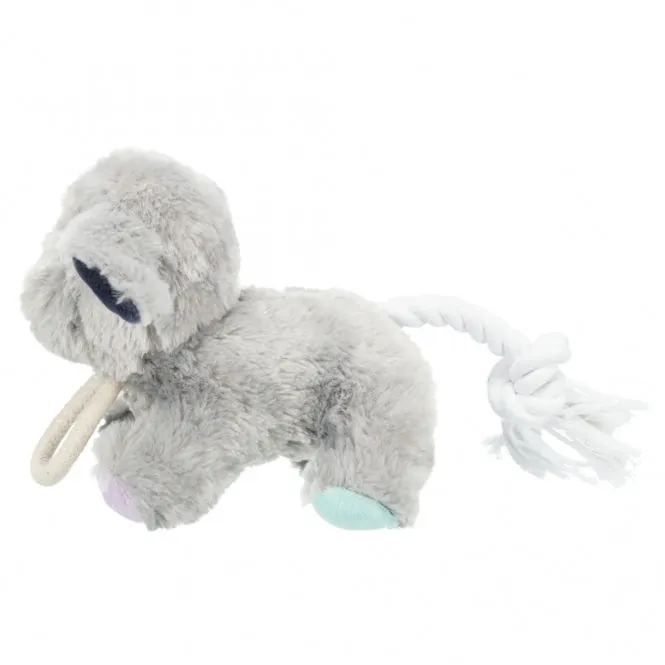 Trixie Junior Plüschhund mit Tau - 24 cm – mit Stimme