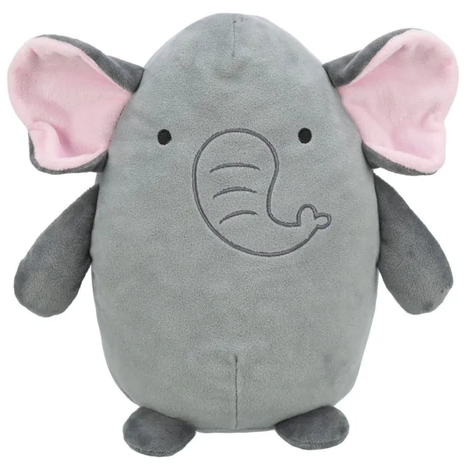 Trixie Elefant mit Memory-Effekt - 27 cm – geräuschlos, waschbar