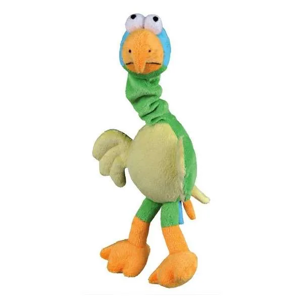 Trixie Plüsch-Vogel mit Originalstimme - 30 cm – macht echte Vogelgeräusche