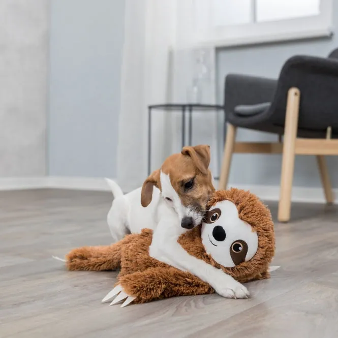 Trixie Faultier aus Plüsch – Spielzeug für Hunde